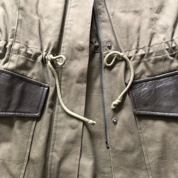 Veda Size S Jacket With Genuine Leather - Picture 6 of 10